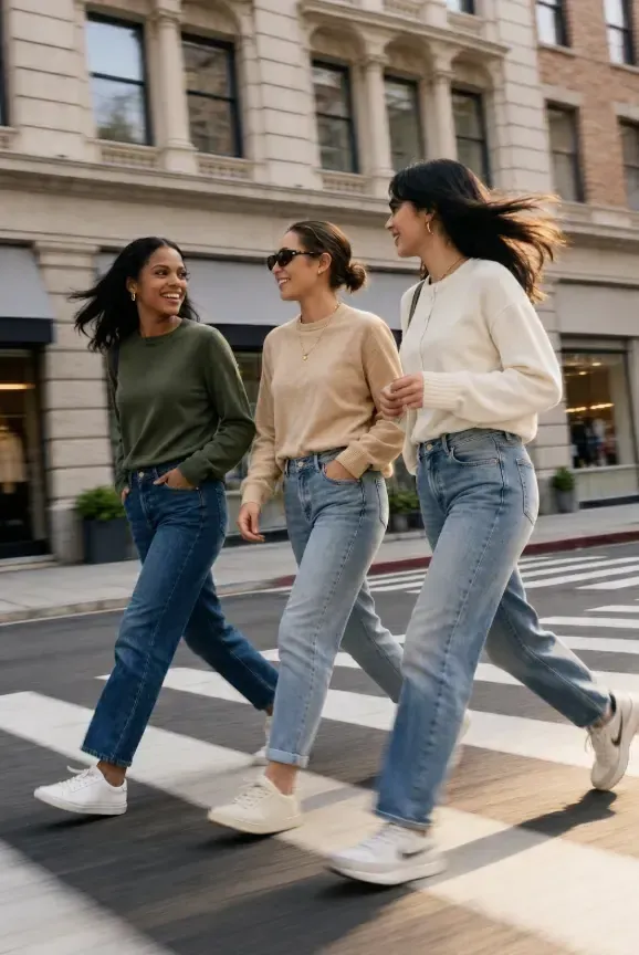 Women walking together